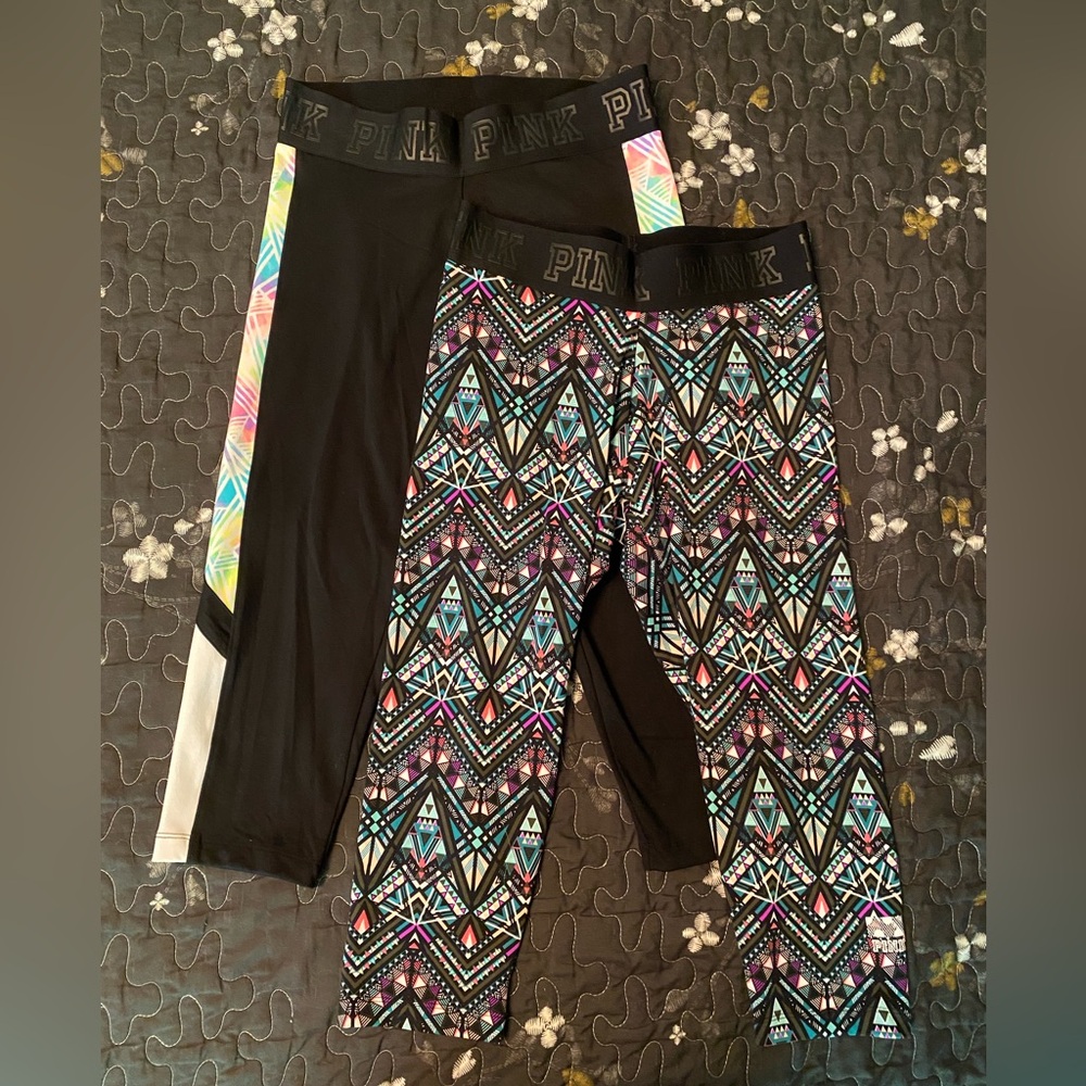 Victoria’s Secret Pink Ultimate Crop Leggings size XS *Bundle*
